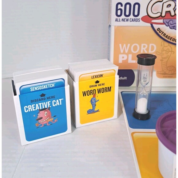 Hasbro Cranium 3 in 1 Board Game Adult 2009 600 Cards Complete Dice Bagged - Picture 2 of 7